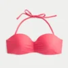 Push-up-bikinitopp med balconette-skärning