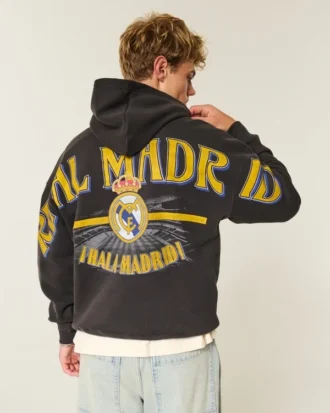 Real Madrid CF grafisk hoodie