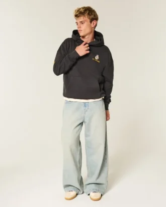 Real Madrid CF grafisk hoodie