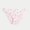 Ribbad bikinitrosa med låg midja