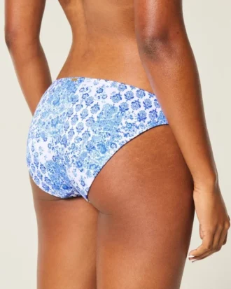 Ribbad bikinitrosa med låg midja