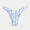 Ribbad högbenad V-midja Cheekiest bikinitrosa