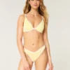 Ribbad högbenad V-midja Cheekiest bikinitrosa