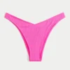 Ribbad högbenad V-midja Cheekiest bikinitrosa