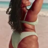 Ribbad högt skuren Cheekiest bikinitrosa