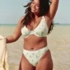 Ribbad högt skuren Cheekiest bikinitrosa