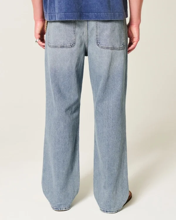 Ripped Medium Wash Baggy Jeans Ripped Medium Wash Baggy Jeans