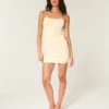 Satin Back Bow Bodycon Dress Satin Back Bow Bodycon Dress