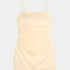 Satin Back Bow Bodycon Dress Satin Back Bow Bodycon Dress