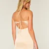 Satin Strapless Bow Bodycon Dress Satin Strapless Bow Bodycon Dress