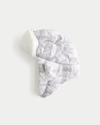 Sherpa-fodrad trapperhatt