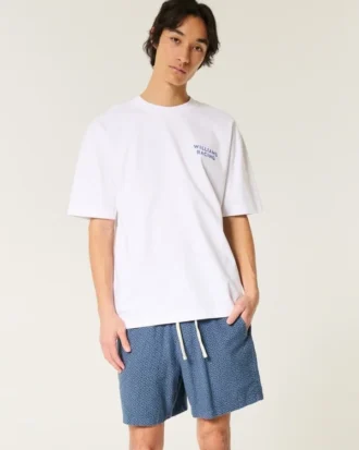 Shorts i linneblandning