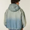 Skaterjacka i tvättad denim Skaterjacka i tvättad denim