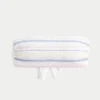 Smockad bandeau-bikinitopp