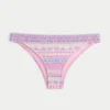 Smockad midja, högt skuren Cheekiest bikinitrosa