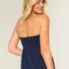 Strap-free babydoll-top med snörning