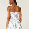 Strapless Bubble Mini Dress
