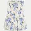 Strapless Bubble Mini Dress