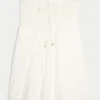 Strapless Crochet-Style Bodice Babydoll Mini Dress Strapless Crochet-Style Bodice Babydoll Mini Dress