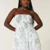 Strapless Smocked Bodice Mini Dress Strapless Smocked Bodice Mini Dress