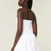 Strapless Smocked Bodice Mini Dress Strapless Smocked Bodice Mini Dress