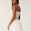 Strapless Smocked Bodice Mini Dress Strapless Smocked Bodice Mini Dress