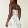 Strapless Smocked Bodice Mini Dress Strapless Smocked Bodice Mini Dress