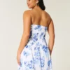 Strapless Smocked Bodice Mini Dress Strapless Smocked Bodice Mini Dress