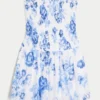 Strapless Smocked Bodice Mini Dress Strapless Smocked Bodice Mini Dress