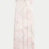 Strapless Twist Bust Maxi Dress