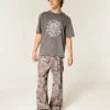 Superbaggy jeans i kamouflage