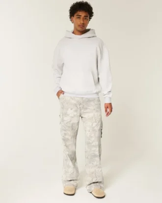 Superbaggy jeans i kamouflage
