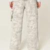Superbaggy jeans i kamouflage