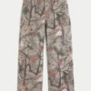 Superbaggy jeans i kamouflage