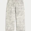 Superbaggy jeans i kamouflage