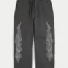 Superbaggy sweatpants med dubbla flammor Superbaggy sweatpants med dubbla flammor
