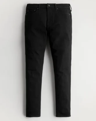 Svart No Fade Athletic Skinny Jeans