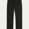 Svart, ofärgnad rak jeans Svart, ofärgnad rak jeans
