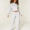 Sweatpants med vida ben Sweatpants med vida ben