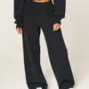 Sweatpants med vida ben Sweatpants med vida ben