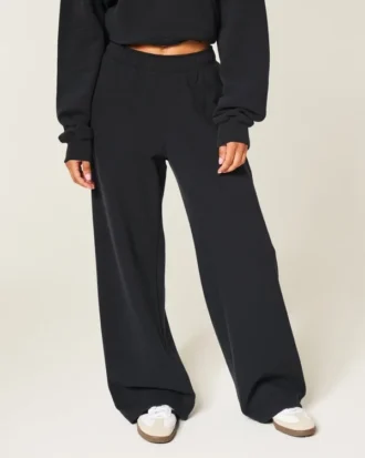 Sweatpants med vida ben