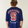Syracuse University Orange Graphic Football Jersey