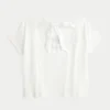 T-shirt med hjärtmotiv och enkel rosettknut bak T-shirt med hjärtmotiv och enkel rosettknut bak