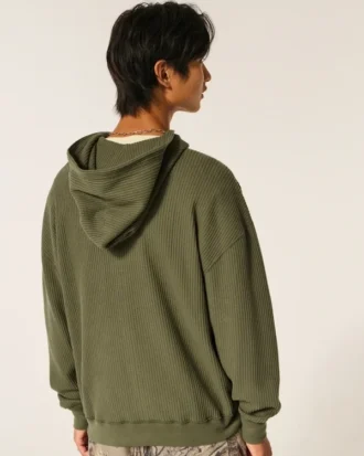 Termisk hoodie med dragkedja