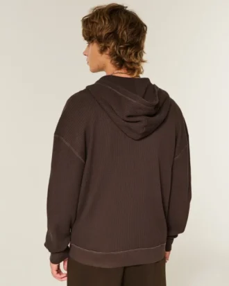 Termisk hoodie med dragkedja