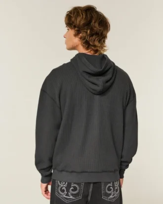 Termisk hoodie med dragkedja