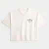 Tung baggy crop Los Angeles grafisk fotbollströja Tung baggy crop Los Angeles grafisk fotbollströja