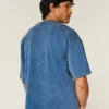 Tung baggy kort varsity-fotbollströja med tryck
