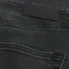 Tvättade svarta atletiska skinny jeans