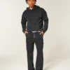 Tvättade svarta baggy jeans Tvättade svarta baggy jeans